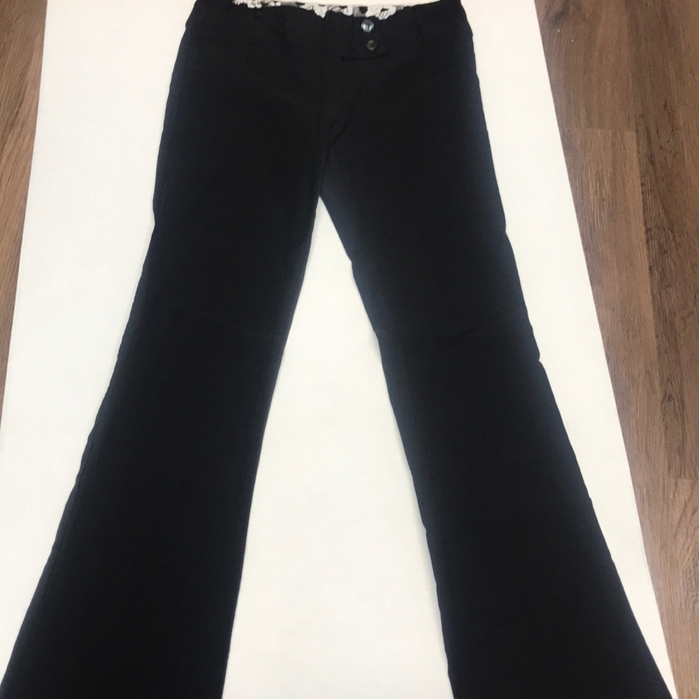 Black dress pant trousers